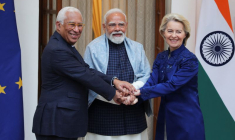 Visite en Inde de la présidente de la Commission européenne, Ursula von der Leyen, et du président du Conseil européen, Antonio Costa