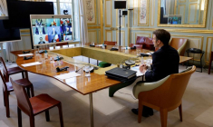 LES ALLIÉS DU G7 SE RÉUNISSENT APRÈS L'INVASION DE L'UKRAINE PAR LA RUSSIE