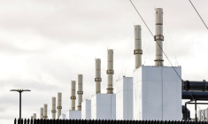 Construction du centre de données d'Amazon à New Carlisle