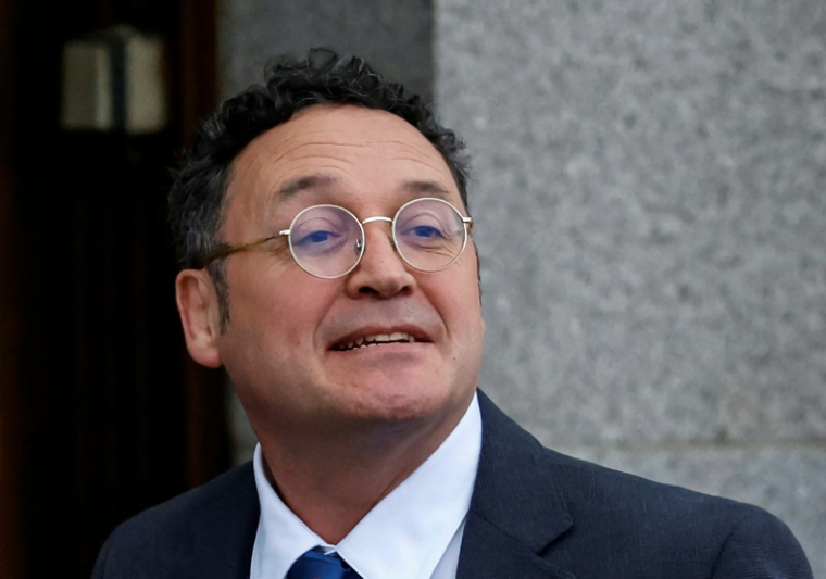 Alvaro Garcia Ortiz will go on trial accused of breaching judicial secrecy ( AFP / OSCAR DEL POZO )