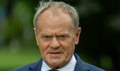 Le Premier ministre polonais Donald Tusk, le 3 juillet 2026 à Varsovie ( AFP / Wojtek RADWANSKI )