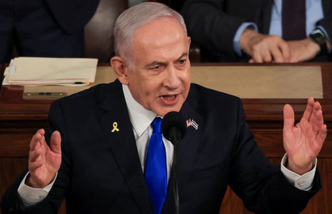 Benjamin Netanyahu s'exprime devant le Congrès américain