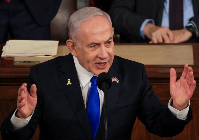 Benjamin Netanyahu s'exprime devant le Congrès américain