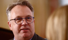 Le président de la Banque fédérale de réserve de New York, John Williams, s'exprime à New York