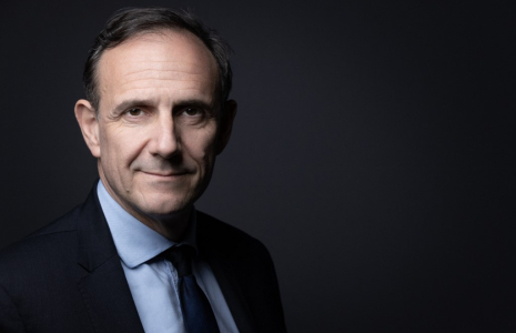 Olivier Sichel à Paris, le 7 mars 2023. ( AFP / JOEL SAGET )