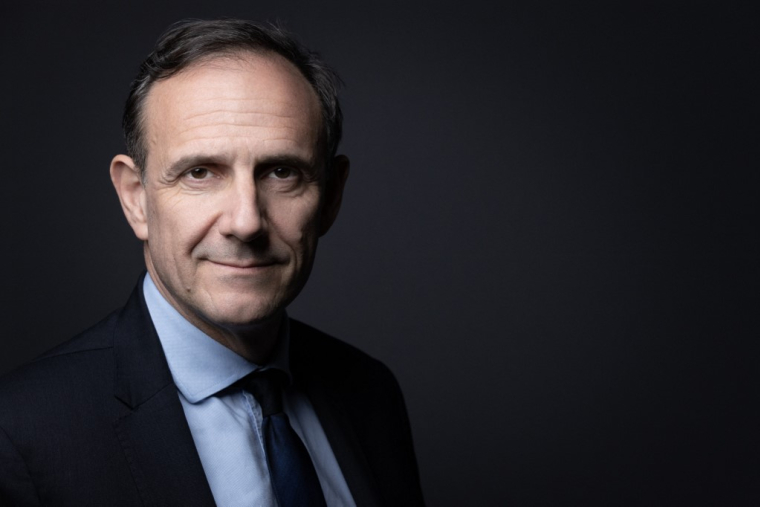 Olivier Sichel à Paris, le 7 mars 2023. ( AFP / JOEL SAGET )