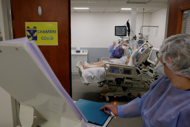 CORONAVIRUS/FRANCE: LE NOMBRE DE PATIENTS EN RÉANIMATION CONTINUE D'AUGMENTER