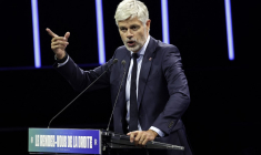 Laurent Wauquiez au Port-Marly, le 6 septembre 2025. ( AFP / STEPHANE DE SAKUTIN )