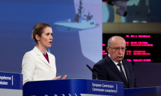 La Commission européenne présente un livre blanc sur l'avenir de la défense européenne, à Bruxelles