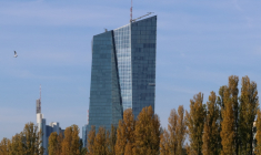 Vue du bâtiment de la Banque centrale européenne (BCE) à Francfort
