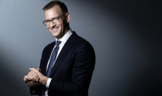 Le milliardaire tchèque Daniel Kretinsky à Paris, le 22 janvier 2020 ( AFP / JOEL SAGET )