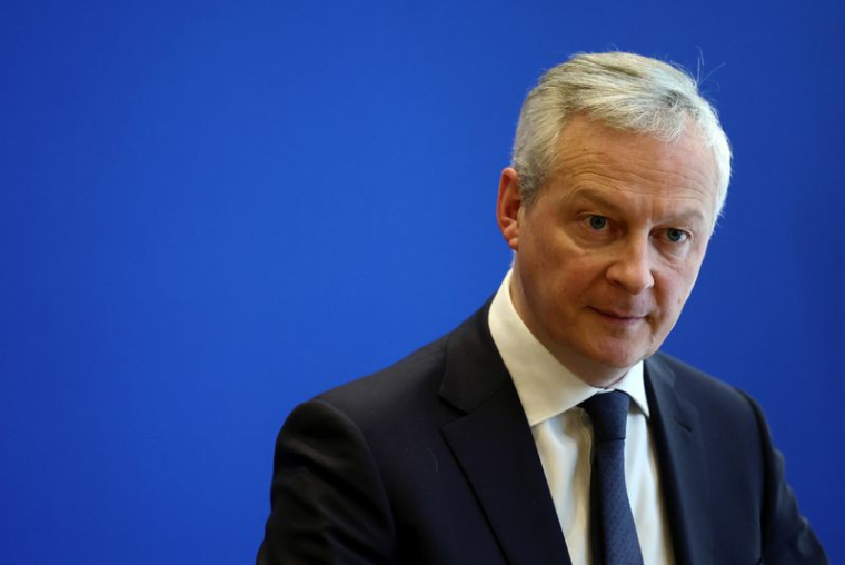 Le Maire, ministre français de l'économie et des finances à Paris