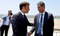 Le président français Macron en visite à Marseille