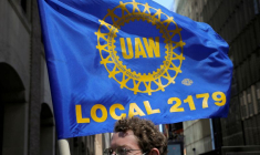 Photo d'archives: Rassemblement du 1er mai à New York City, aux États-Unis