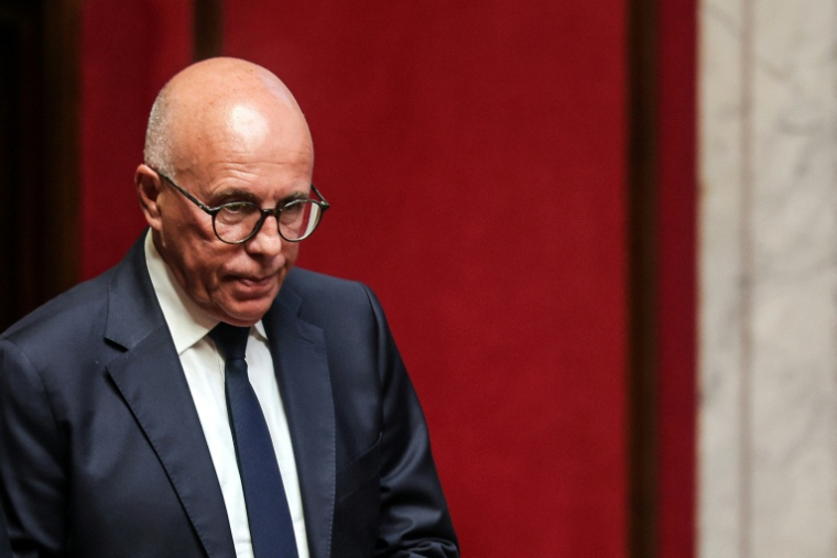 Eric Ciotti, maire de Nice et président du groupe parlementaire UDR, à l'Assemblée natioinale, le 30 juin 2026 à Paris ( AFP / Kenzo TRIBOUILLARD )