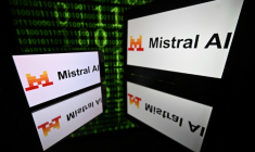 Mistral, arrivé dernier d'un classement sur la gestion des risques associés à l'Intelligence artificielle, juge la méthodologie discutable ( AFP / Lionel BONAVENTURE )