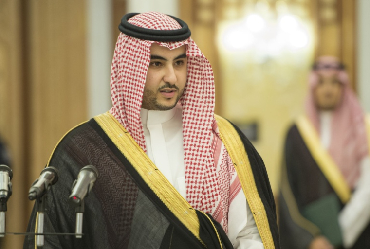 Photographie réalisée par Bandar Al-Jaloud fournie le 24 avril 2017 par le Palais royal saoudien du prince Khaled ben Salmane, à Riyad en Arabie Saoudite ( Saudi Royal Palace / BANDAR AL-JALOUD )