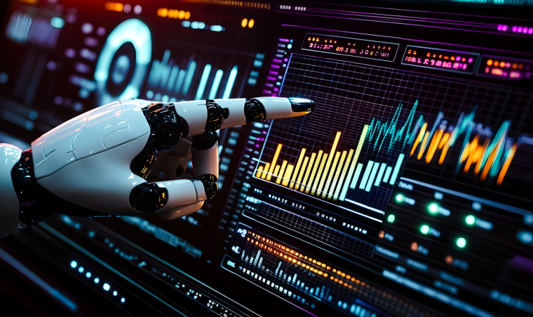 La révolution IA est extrêmement importante et complexe pour une allocation d'actifs. Elle rebat toutes les cartes non seulement entre secteurs, zones géographiques mais au sein même d'un seul secteur.  (Crédits: Adobe Photos Stock, image générée par IA)