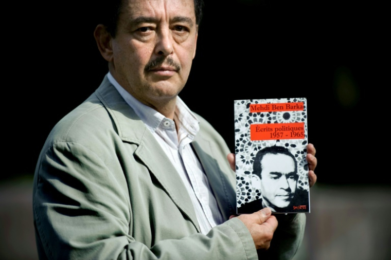 Bachir Ben Barka, le fils de l'opposant marocain Mehdi Ben Barka disparu en 1965, en 2009 à Hericourt (est de la France) ( AFP / JEFF PACHOUD )