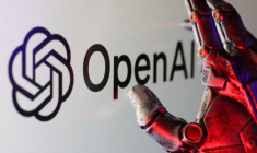 Le logo d'OpenAI est visible sur cette illustration