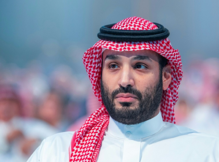 Le prince héritier saoudien Mohammed ben Salmane à Ryad, la capitale de l'Arabie saoudite, le 26 octobre 2021 ( Saudi Royal Palace / Bandar AL-JALOUD )