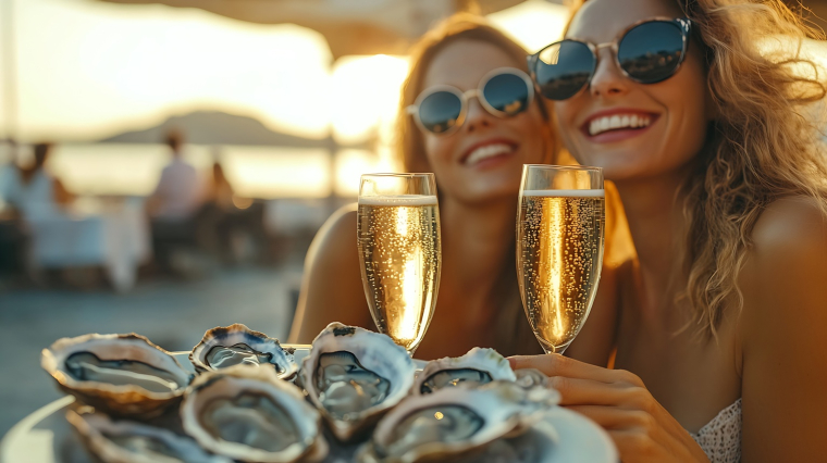 L’huître est le seul coquillage qui se mange vivant. Cela vous rebute-t-il, ou pas? (crédit: Adobe Stock/photo générée par IA)