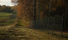 Clôture frontalière avec la Russie au niveau du corridor de Suwalki en Pologne