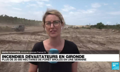 Incendies en Gironde : les pompiers luttent contre des méga feux depuis le 12 juillet