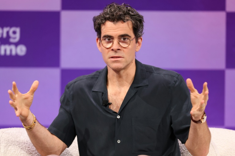 Le patron d'Instagram, Adam Mosseri, lors d'une conférence à Los Angeles le 9 octobre 2025 ( AFP / Patrick T. Fallon )