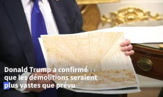 Trump: l'essentiel de l'aile est de la Maison Blanche détruite pour une salle de bal