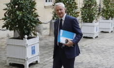 Bruno Le Maire, le 30 mai 2024, à Paris ( AFP / GEOFFROY VAN DER HASSELT )