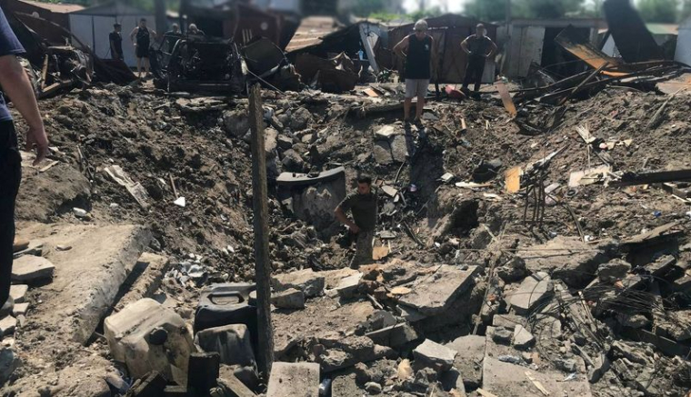 UKRAINE: LA VILLE DE MYKOLAÏV, PRÈS D'ODESSA, SECOUÉE PAR DES EXPLOSIONS
