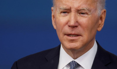 Le président américain Joe Biden prononce un discours, à Washington