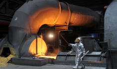 Une usine ThyssenKrupp à Duisburg (Allemagne)