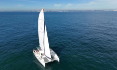 Traversée de la Manche à bord d'un ferry à faibles émissions reliant la Grande-Bretagne et la France