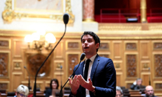Gabriel Attal à Paris, le 6 mars 2023. ( AFP / ALAIN JOCARD )