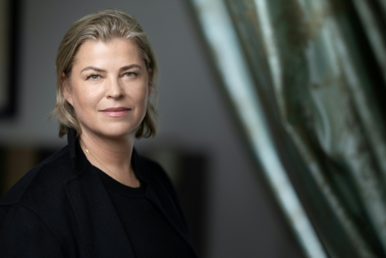 L'ancienne mannequin suédoise Ebba Karlsson à Paris, le 18 mars 2026 ( AFP / Joel Saget )