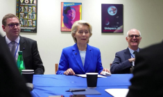Zelensky rencontre la présidente de la Commission européenne Von der Leyen à New York