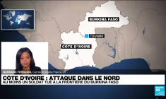 Attaque dans le nord de la Côte-d'Ivoire : au moins un soldat tué à la frontière du Burkina Faso