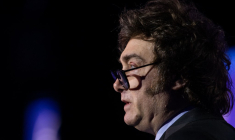 Javier Milei, le 6 mai 2024, en Californie ( GETTY IMAGES NORTH AMERICA / APU GOMES )