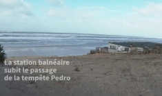 Tempête Pedro: Biscarrosse-Plage désespérément vide en pleines vacances scolaires