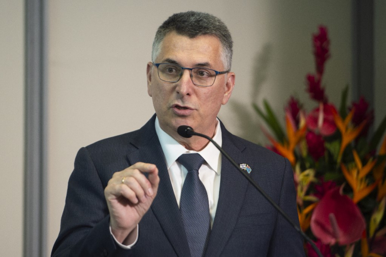 Gideon Saar, le 2 juin 2026, à Suva (Fidji) ( AFP / LEON LORD )