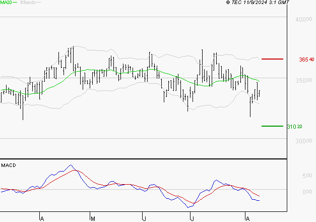 VIRBAC SA : Sous les résistances, une consolidation est probable