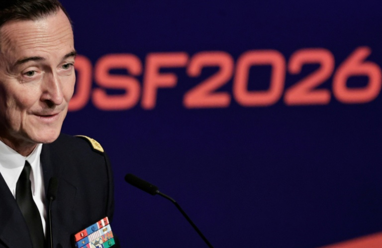 Le chef d'état-major français des Armées, le général Fabien Mandon, à Paris le 24 mars 2026 ( AFP / STEPHANE DE SAKUTIN )