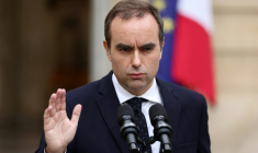 Le Premier ministre démissionnaire Sébastien Lecornu, le 6 octobre 2025 à Paris ( POOL / Stephane Mahe )