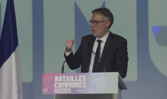 Municipales: "battre la droite et l'extrême-droite ", déclare Olivier Faure