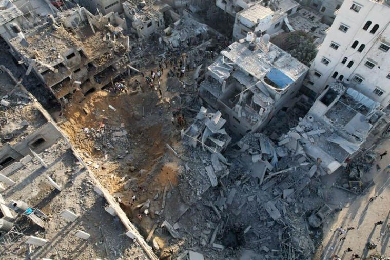 Un site de frappes israéliennes