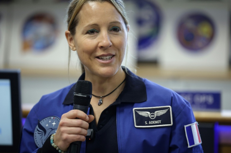 Sophie Adenot, le 24 novembre 2025 à Toulouse ( AFP / Valentine CHAPUIS )