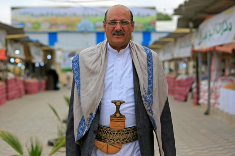 Le conseiller du ministre chargé de la Défense du gouvernement autoproclamé houthi, Abed Mohammed al-Thawr, le 23 septembre 2026 à Sanaa, au Yémen ( AFP / Mohammed HUWAIS )
