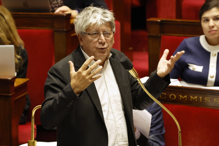 Éric coquerel à Paris, le 22 octobre 2024. ( AFP / LUDOVIC MARIN )
